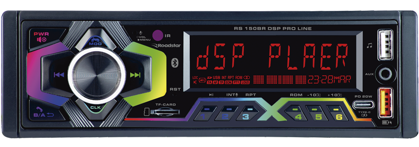 Auto rádio RS-150BR DSP Plus