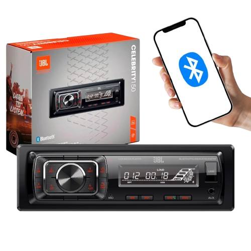 Rádio automotivo JBL Celebrity 150 com Bluetooth