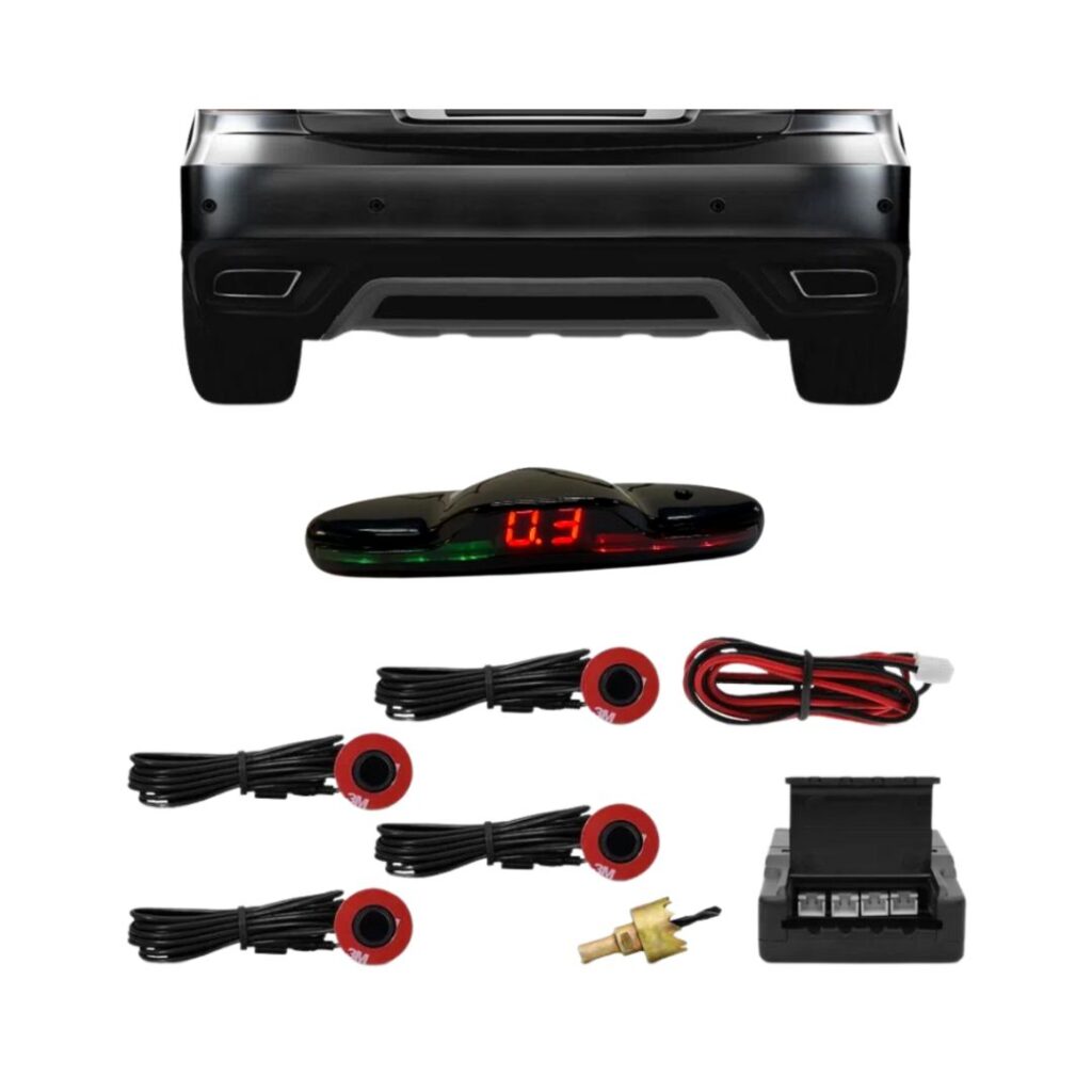 Sensor de estacionamento Mini Sensor Eletrônico KX3 — Embutido